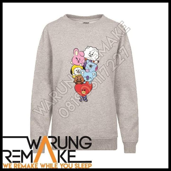 Jual Jaket Sweater Jumper Kpop Bts Bangtan Boys Bt21 Line Character ...