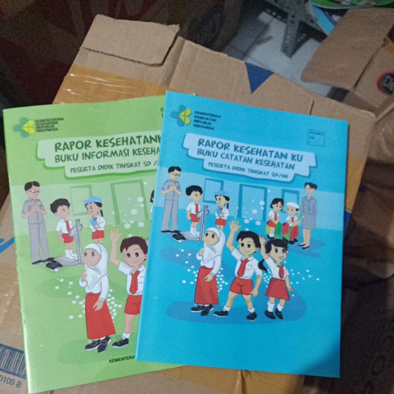Jual BUKU RAPORT KESEHATAN SD & SMP ( 2 BUKU) | Shopee Indonesia