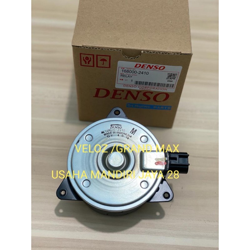 Jual MOTOR FAN RADIATOR AVANZA VELOZ-GRAND MAX DENSO 16800-2410 ORI ...