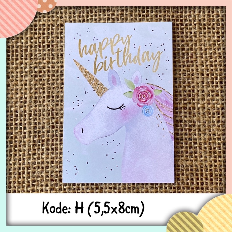 Jual 9pcs Kartu ucapan ulang tahun birthday card | Shopee Indonesia