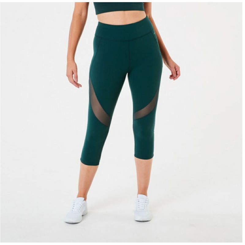 Jual Anko Mesh Performance Legging (Forest Green) | Shopee Indonesia