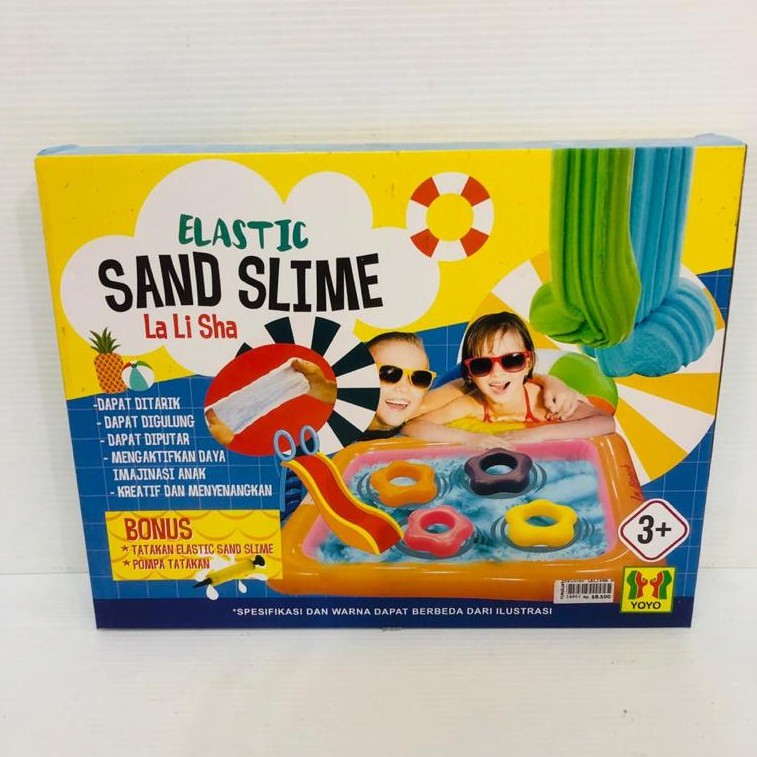 Jual GENIUSKIDS MAINAN PASIR AJAIB MAGIC SANDS ELASTIC SANDS SLIME ...