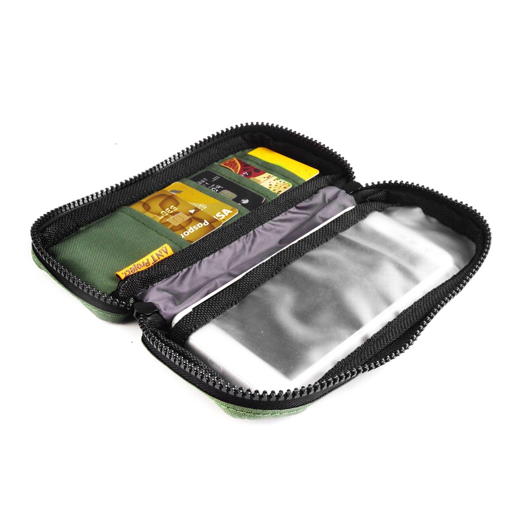 Jual ANT PROJECT - Hanging Dompet CLOVER BLACK Gadget - Neck Wallet ...