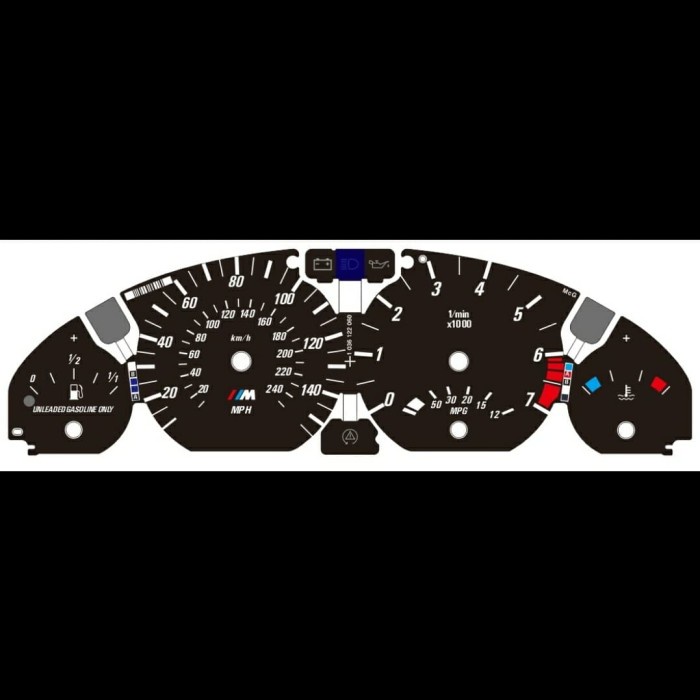 Jual Speedometer BMW e46 M3 face instrument cluster Shopee Indonesia