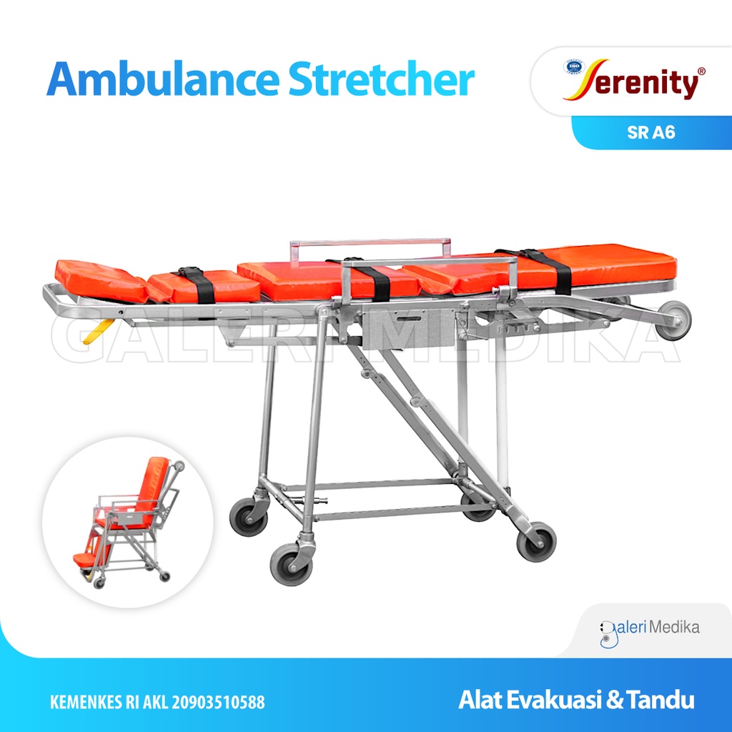 Jual Ambulance Stretcher Serenity SR A6 - Alat Transport / Pemindah ...