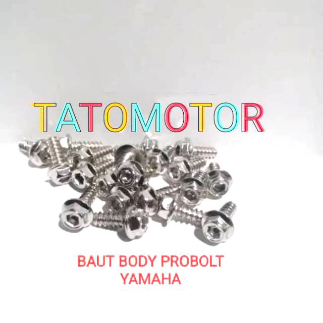 Jual Baut Body Probolt Yamaha Baut Cacing Body Motor Yamaha Shopee