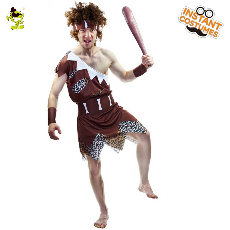 Jual Gratis Ongkir New Jungle Caveman Cosplay Purim Party Costumes Stone Age The Croods Fred