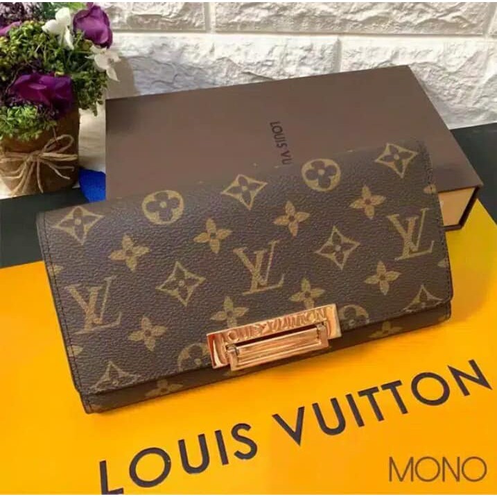 Dompet Lv Lipat Buat Wanita Import Harga Murah Kualitas Premi Bisa Cod