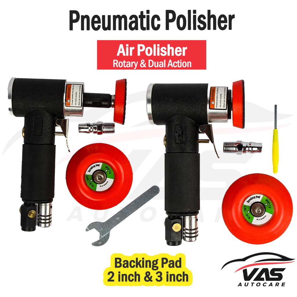 Jual Pneumatic Air Polisher Mesin Poles Rotary DA Angin Orbital Sander