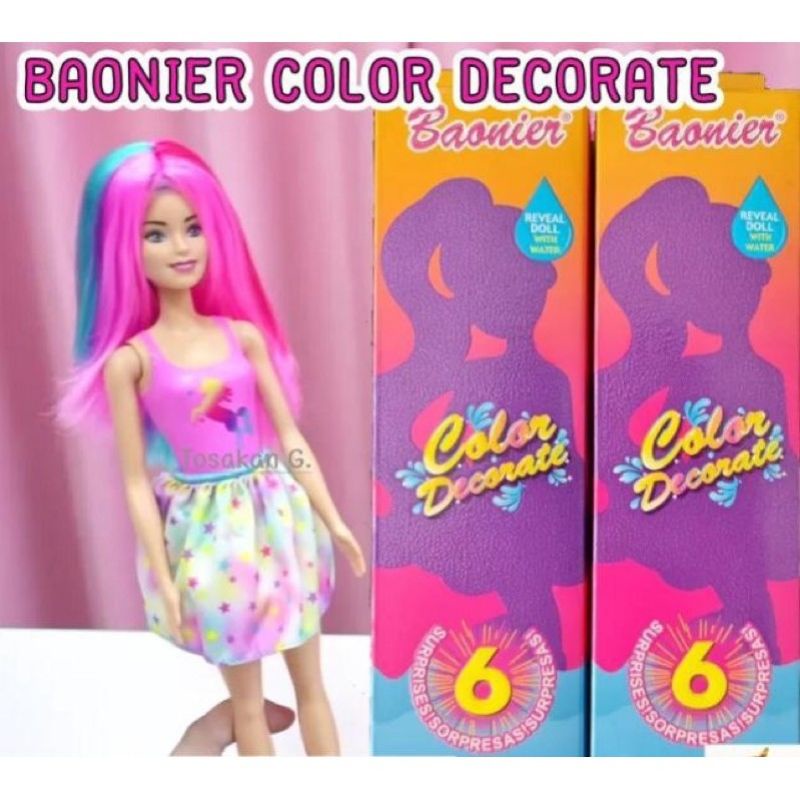 Jual barbie color online reveal