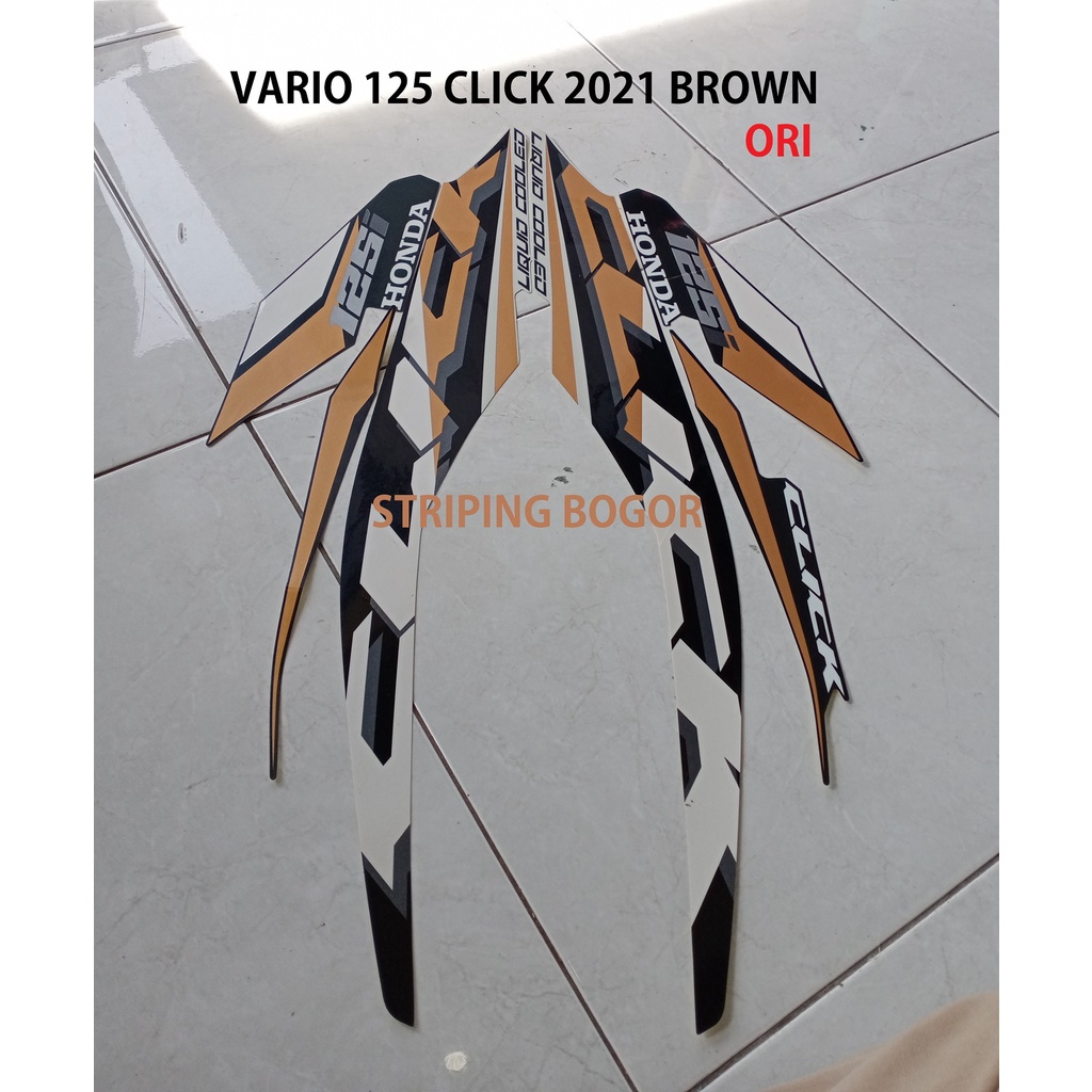 Jual Striping Stiker Motor Honda Vario 125 Click 2021 Matte Blue ...