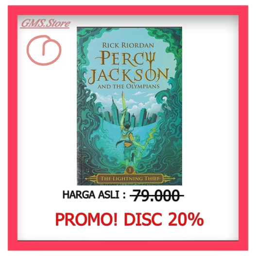 Jual PERCY JACKSON AND THE OLYMPIANS : THE LIGHTNING THIEF (NEW COVER ...