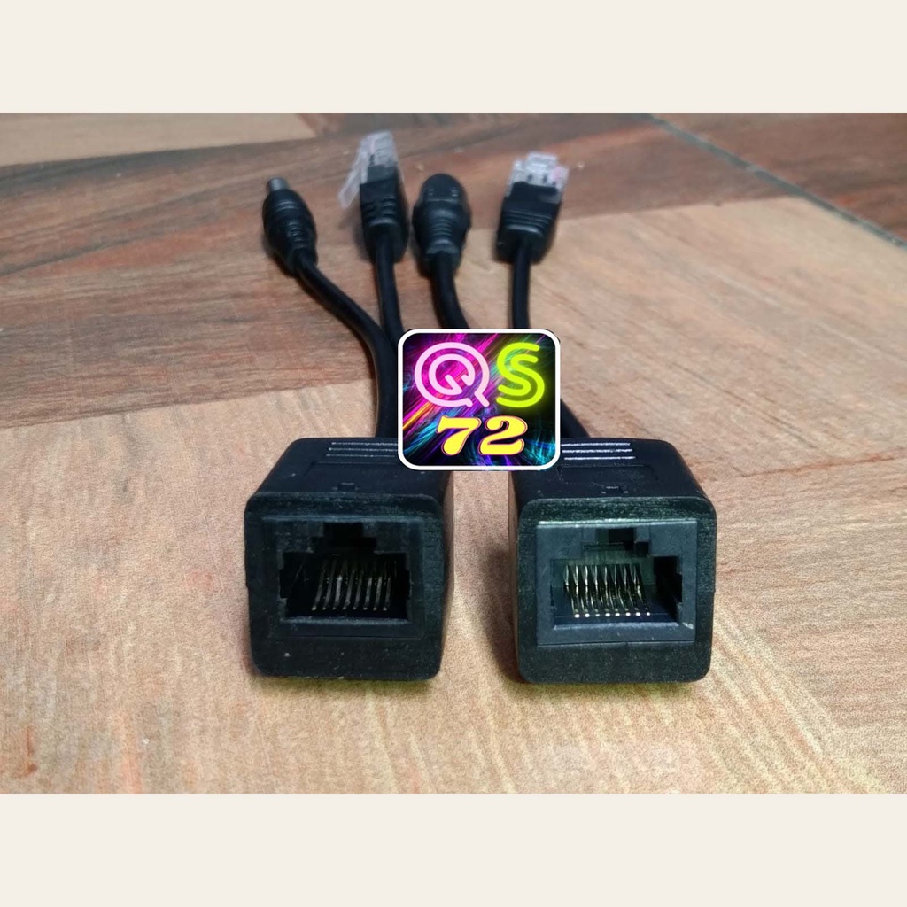 Jual Kabel POE Injector dan Splitter - Hitam | Shopee Indonesia