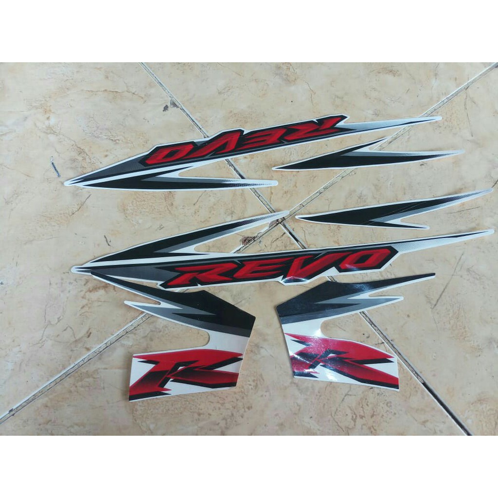 Jual stiker motor honda revo 110R 2007 putih | Shopee Indonesia