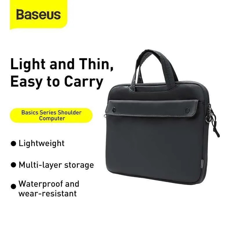 Jual Baseus Basics Series 16 inch Shoulder Laptop Bag - Grey | Shopee ...