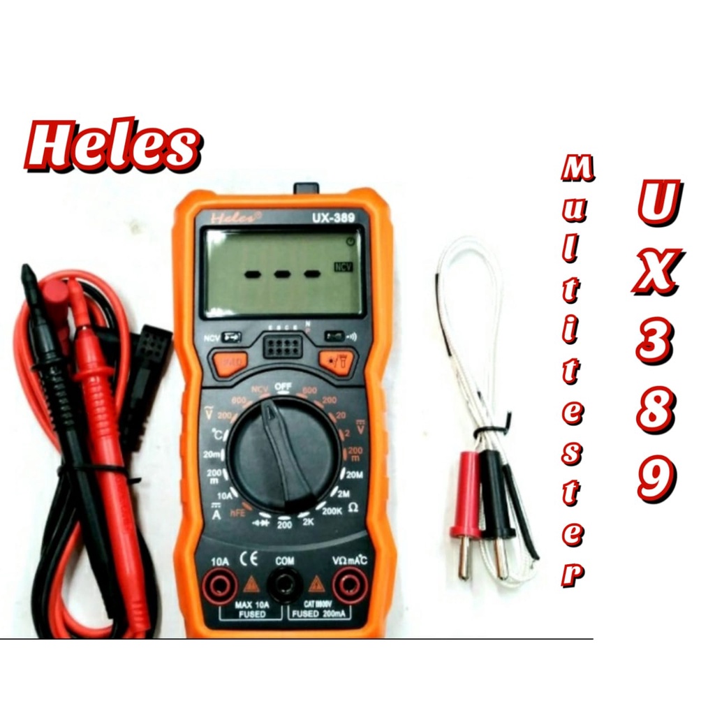 Jual Multitester Tester Digital Heles Ux Tr Shopee Indonesia