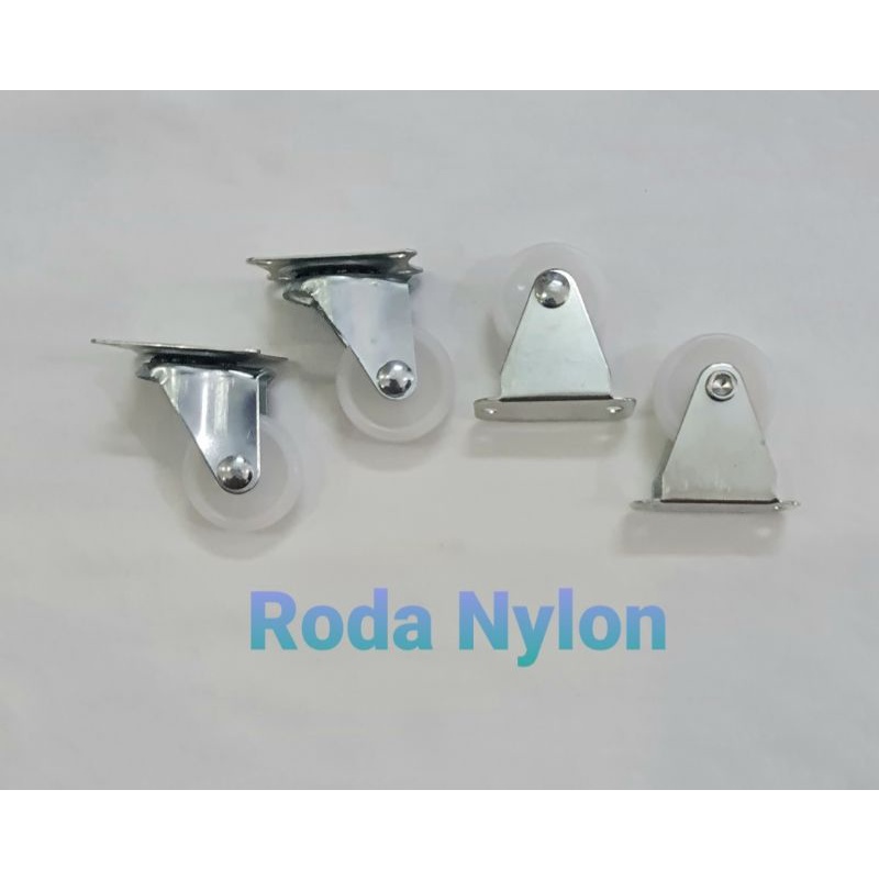 Jual Roda Caster Nylon Putih Ukuran Mm Shopee Indonesia