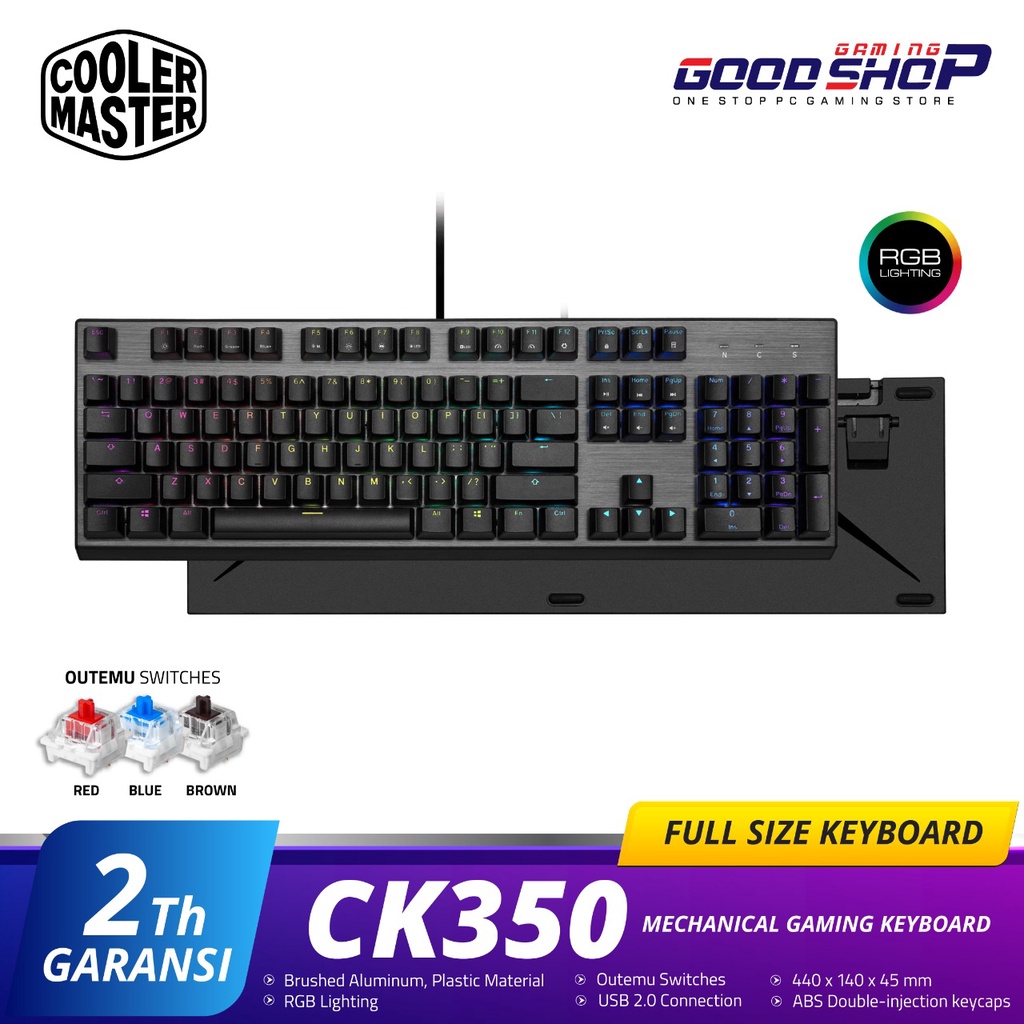 Jual Cooler Master Keyboard CK350 - Gaming Keyboard | Shopee Indonesia