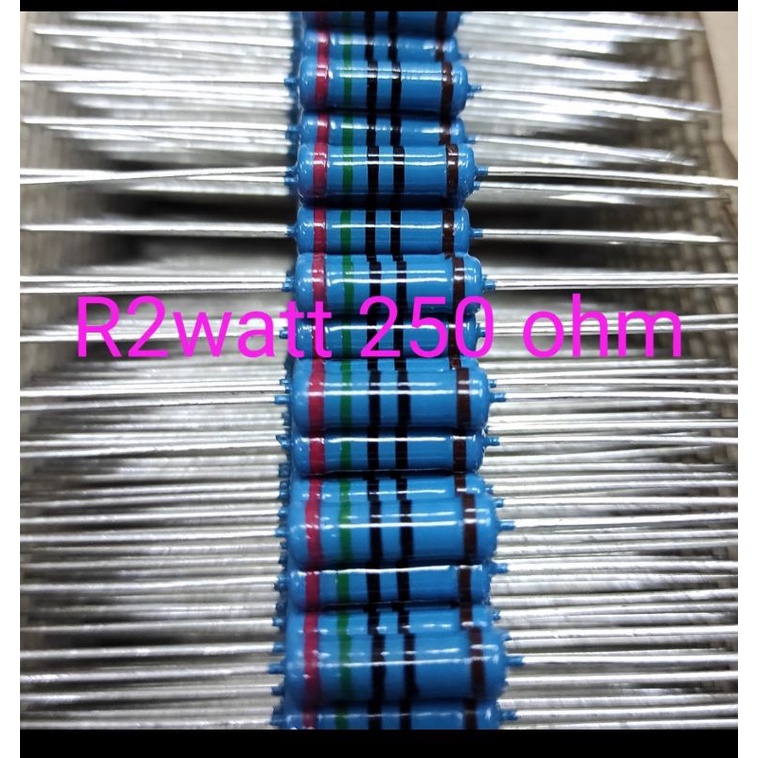 Jual resistor 250 ohm 2watt 1℅ | Shopee Indonesia