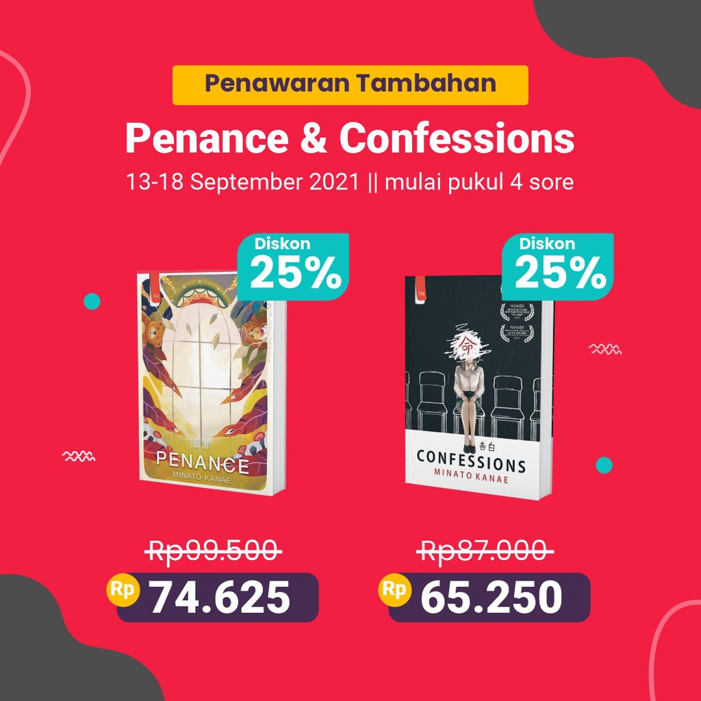 Jual Penance & Confessions - Minato Kanae | Shopee Indonesia