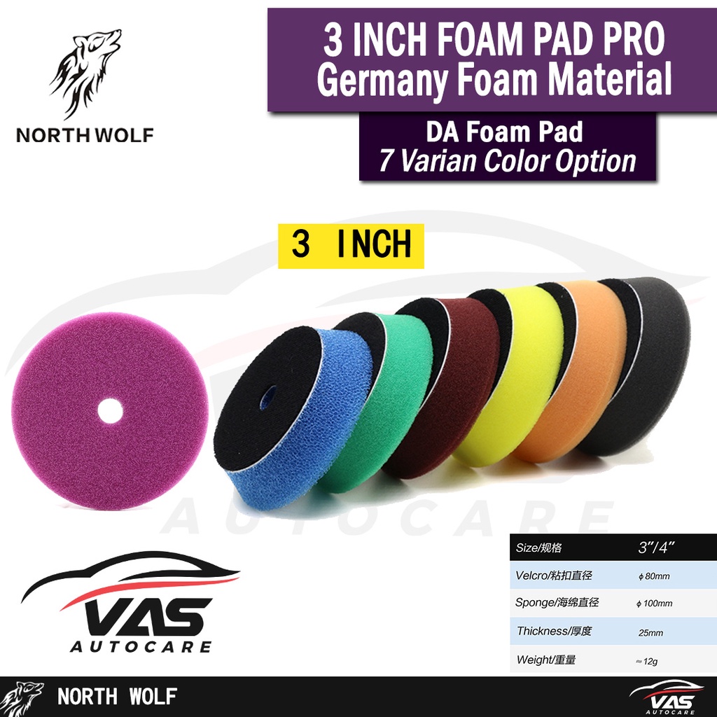 Jual Busa Poles Ipo Profesional Thin Pad 4 Inch Foam Pad Dual