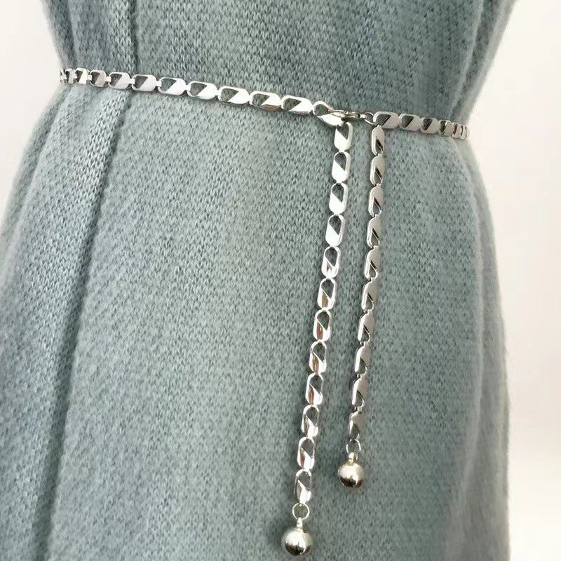 Jual IKAT RANTAI PINGGANG LOGAM BESI ANTI KARAT BELT RANTAI WANITA TH54 ...