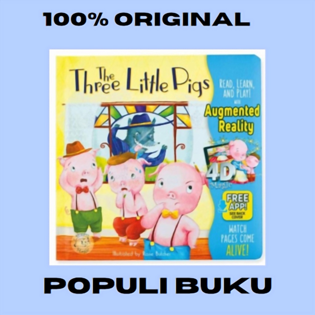 Jual Dongeng Anak Anak The Three Little Pigs Bahasa Inggris | Shopee ...