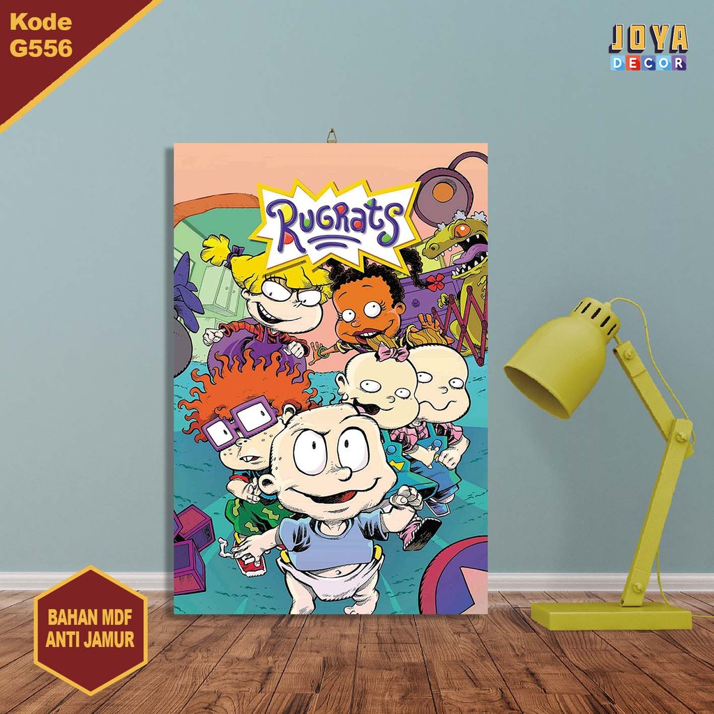 Jual Poster Kayu Hiasan Dinding Dekorasi Dinding Wall Decor Rugrats ...