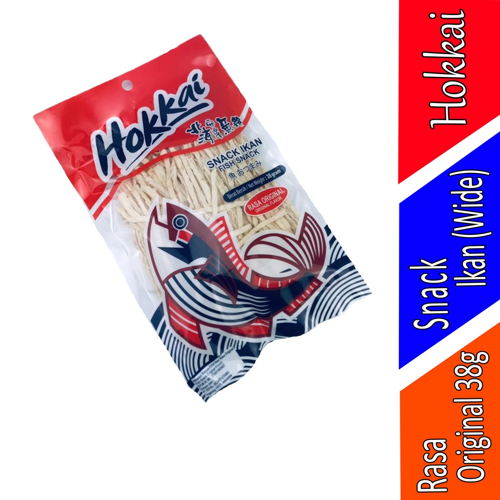 Jual Hokkai - Snack Ikan - Rasa Original - Wide 38g | Shopee Indonesia