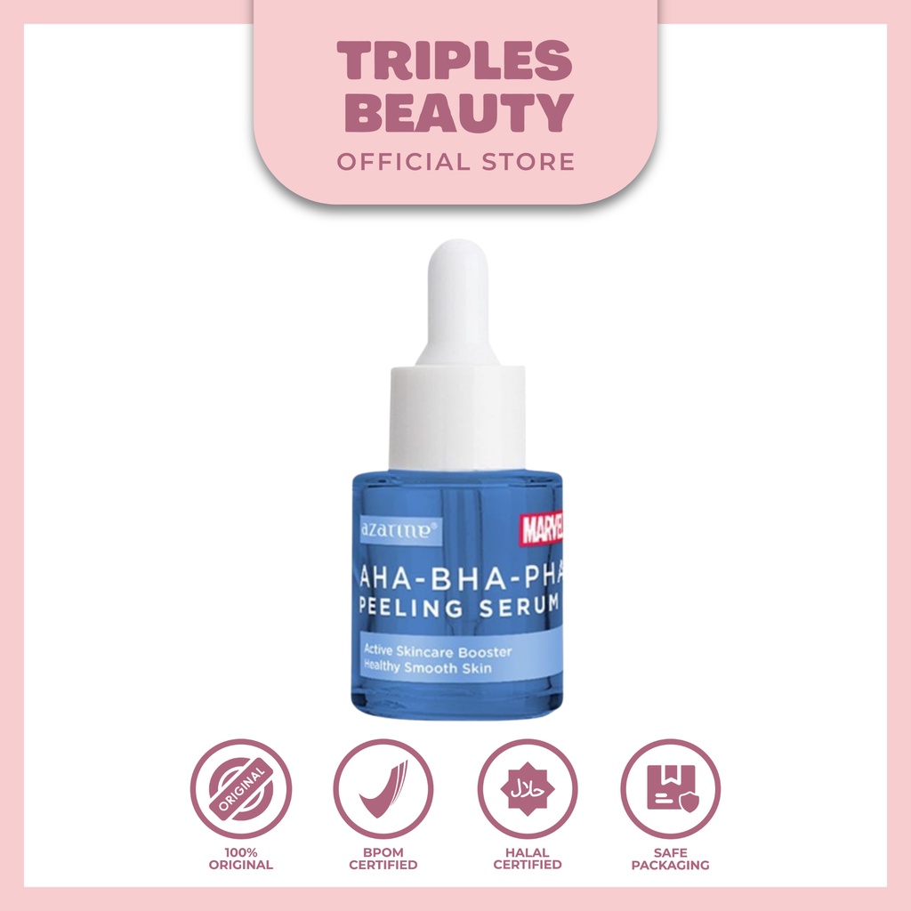 Jual AZARINE X MARVEL - AHA-BHA-PHA Peeling Serum 20ml | Shopee Indonesia