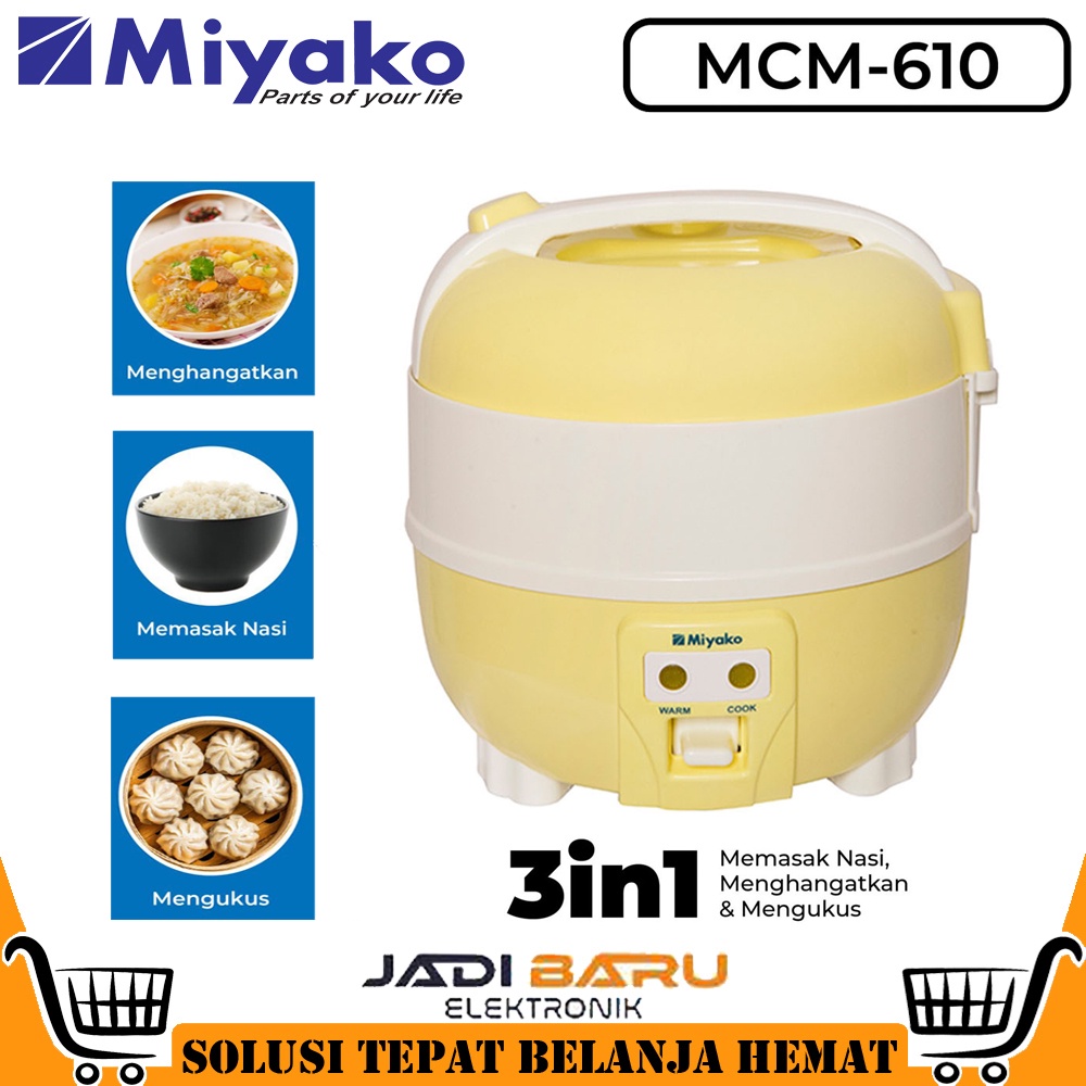 Jual (READY COD) Magic Com Miyako MCM610 / MCM 610 / MCM-610 - Rice ...