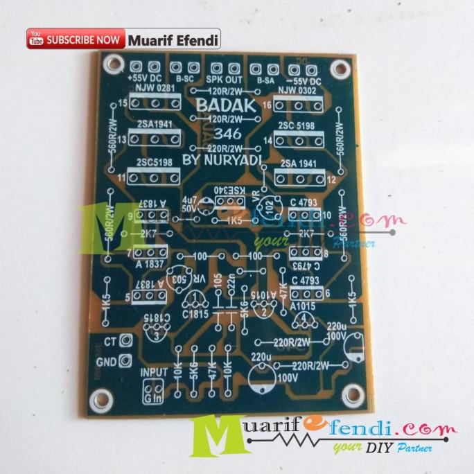 Jual Pcb Power Amplifier Nkri Badak Bostrap 346 Sub Low Sale | Shopee