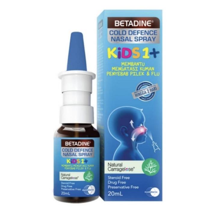 Jual Original Betadine Cold Defence Nasal Spray Kids 20ml Lc Shopee