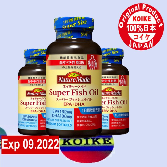 Jual Nature Made Super Fish Oil 100 Original Japan Shopee Indonesia