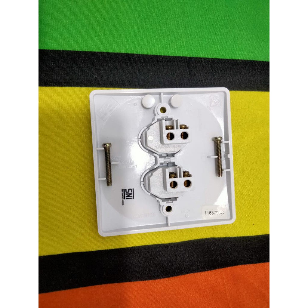 Jual SAKLAR ABB Classiq 2 Gang 1 Way 10AX CSW201 | Shopee Indonesia