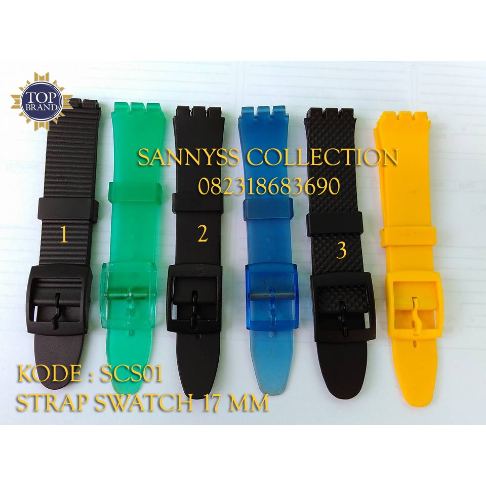 Jual STRAP TALI JAM SWATCH 17 MM Shopee Indonesia