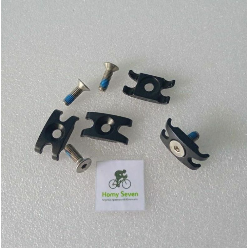 Jual Clamp kabel frame 2 jalur,klem jalur kabel rem dan shifter bahan ...
