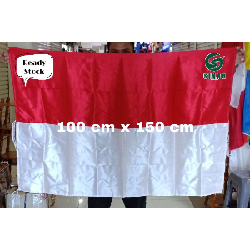 Jual Bendera Merah Putih Atau Bendera Indonesia Ukuran 100cm X 150 Cm ...