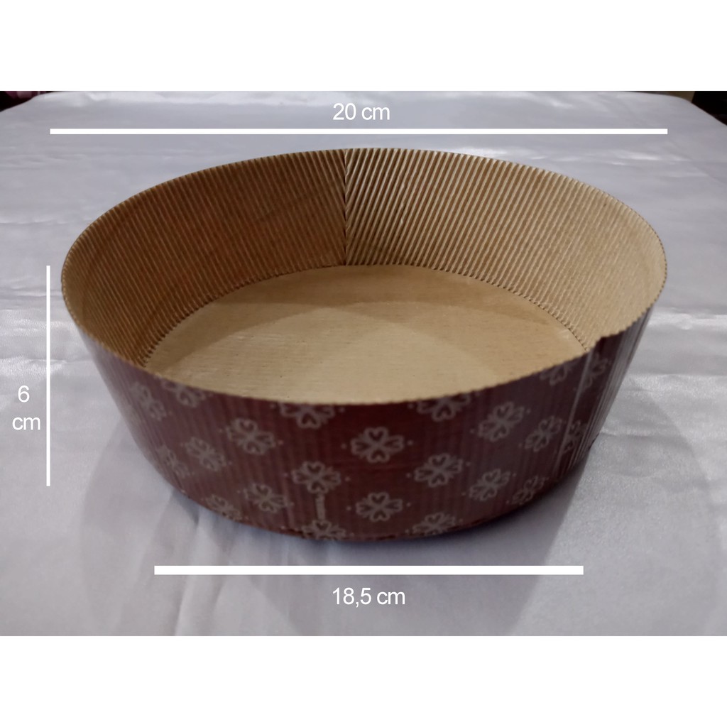 Jual Baking paper cup untuk roti dan cake ( Panettone mould ) | Shopee ...