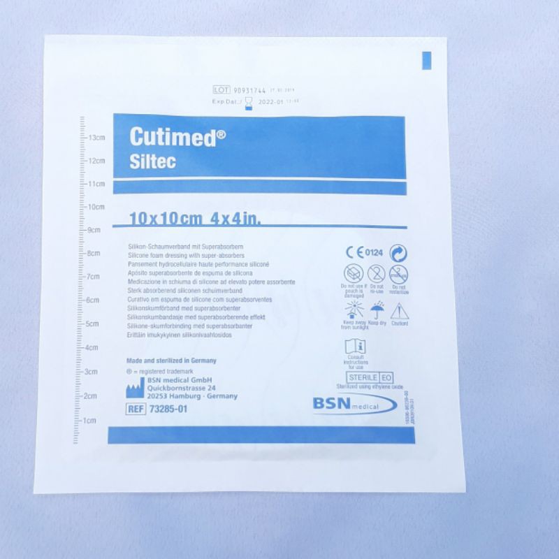 Jual Cutimed Siltec 10cm x 10cm/ 4x4 Inch BSN | Shopee Indonesia