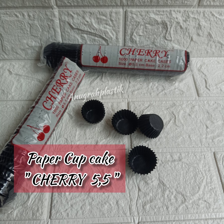 Jual Paper Cup Cake 5,5 cm/ Cup kertas hitam isi 1000 pcs | Shopee ...