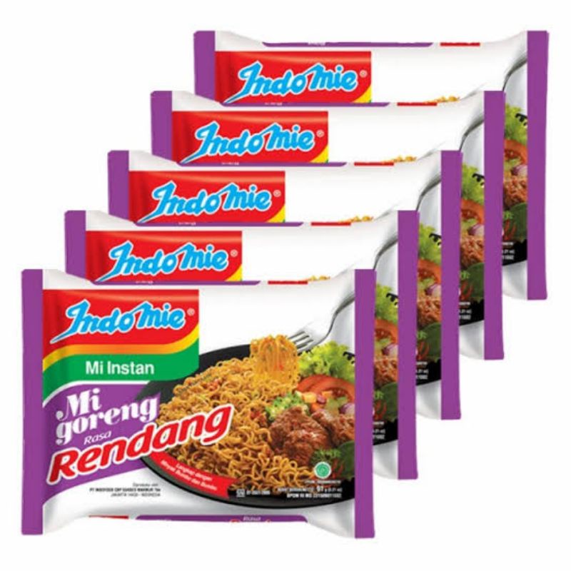 Jual Indomie Mi Goreng Rasa Rendang isi 5 pcs | Shopee Indonesia