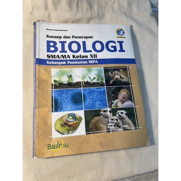 Jual Buku Biologi Kelompok Peminatan Mipa Kelas 12 Xii 3 Sma