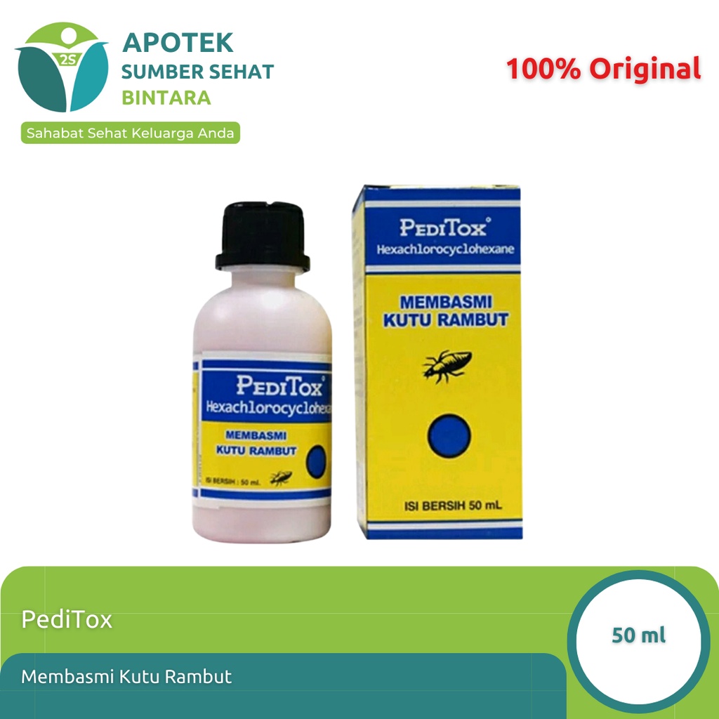 Jual Peditox Pembasmi Kutu Rambut 50 Ml Shopee Indonesia