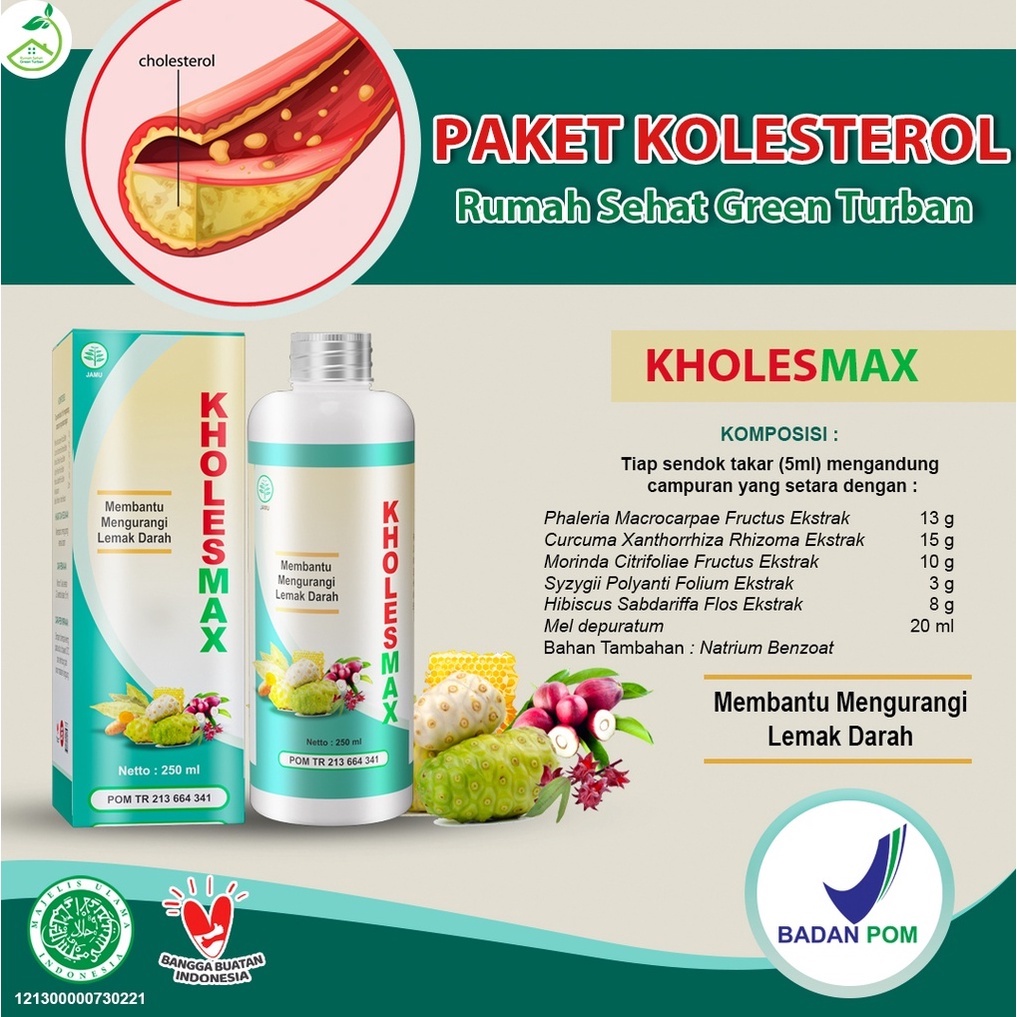 Jual Obat Penurun Kolestrol Ampuh Kolesterol Trigliserida Lemak Darah