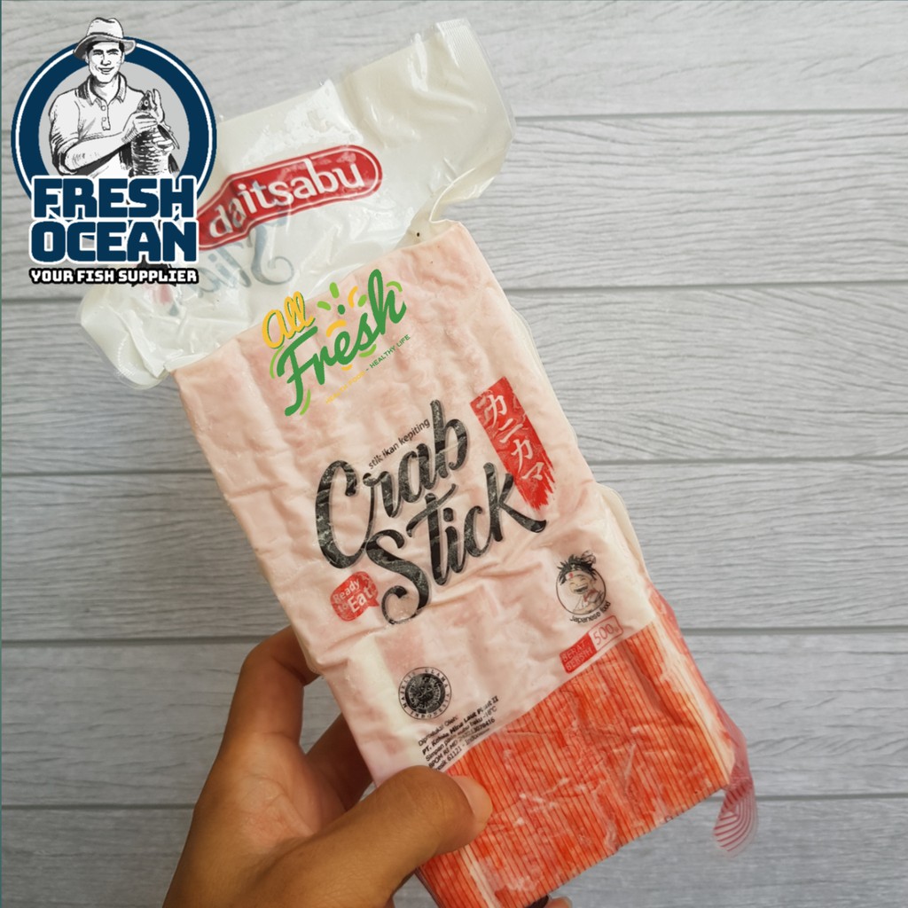 Jual Kani Crab Stick Crabstick Suwir 500 gram Daitsabu Shopee Indonesia