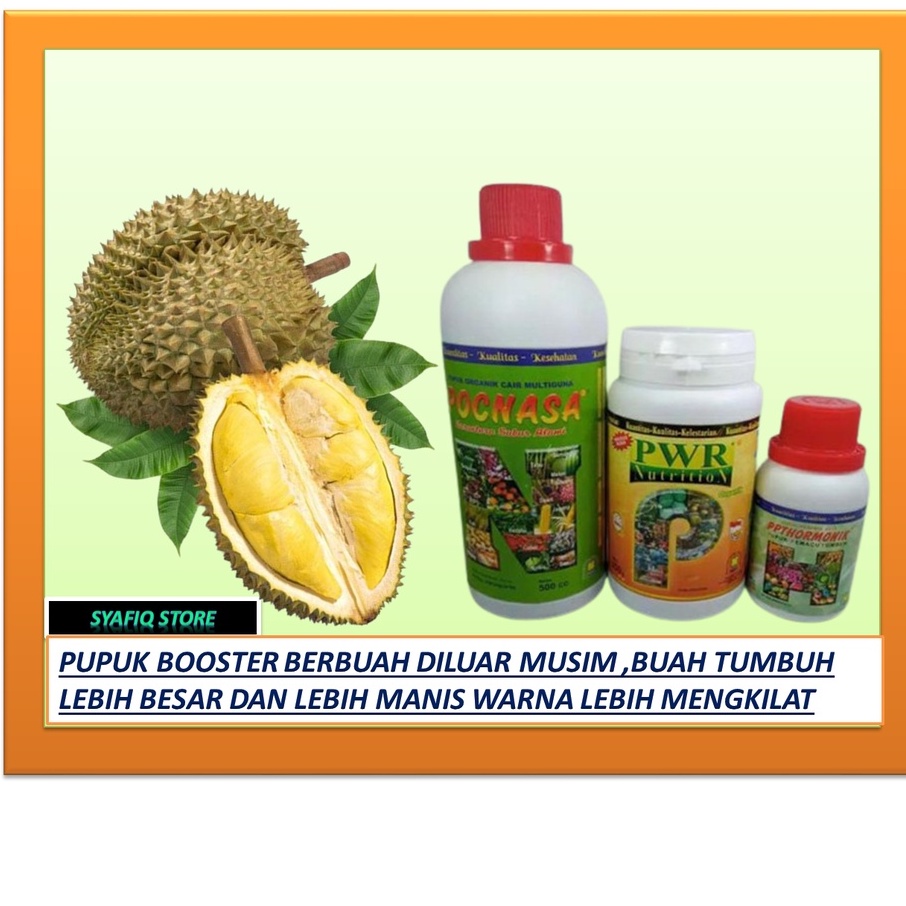 Jual Pupuk Organik Booster Durian Pupuk Perangsang Pelebat Penumbuh