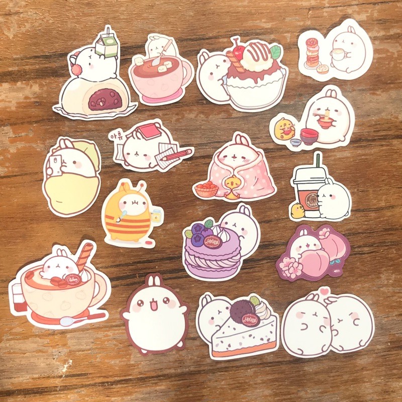 Jual Stiker Molang sticker pack aesthetic tumblr | Shopee Indonesia