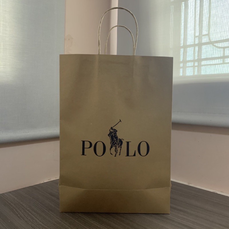 Paper bag polo sale