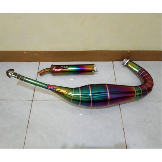 Jual knalpot racing standar aitech pelangi ninja r ninja rr ninja ss ...